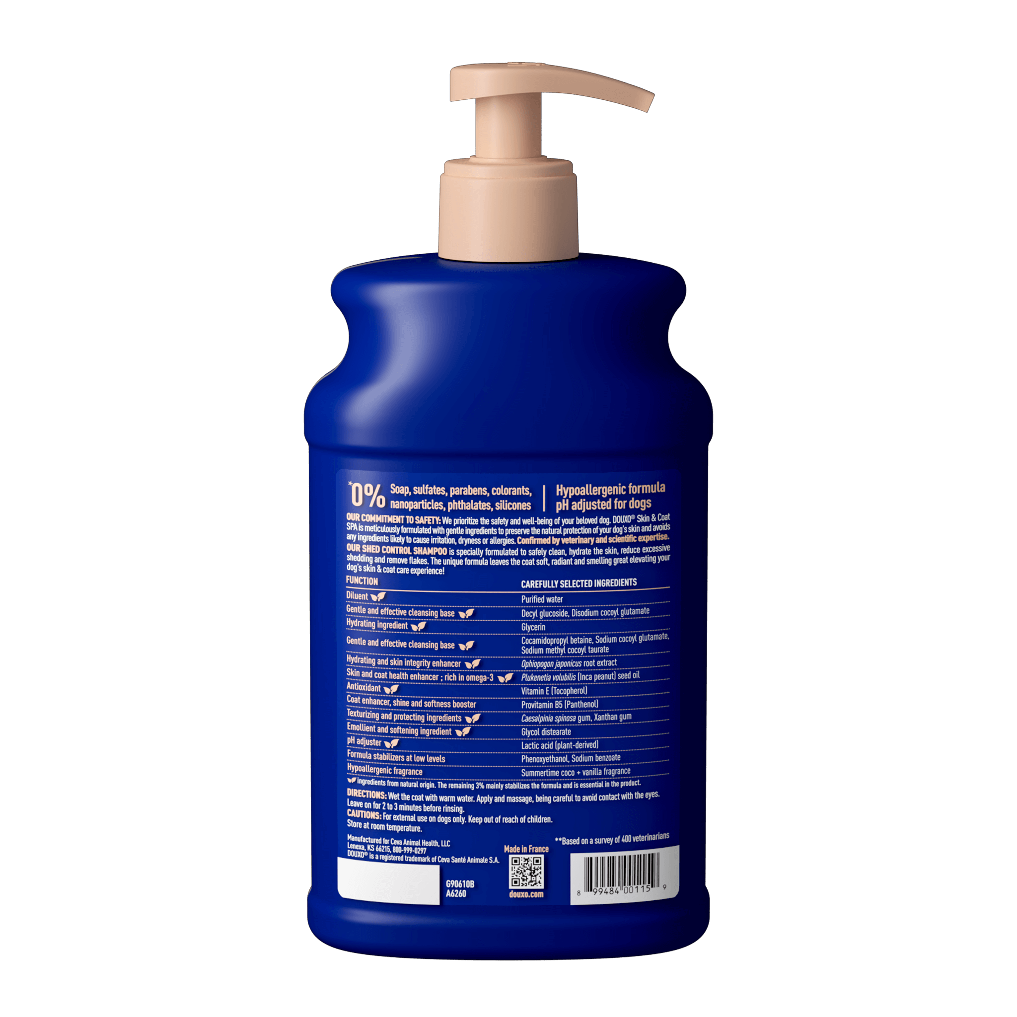 DOUXO SPA Shampoing Anti-chute de poils