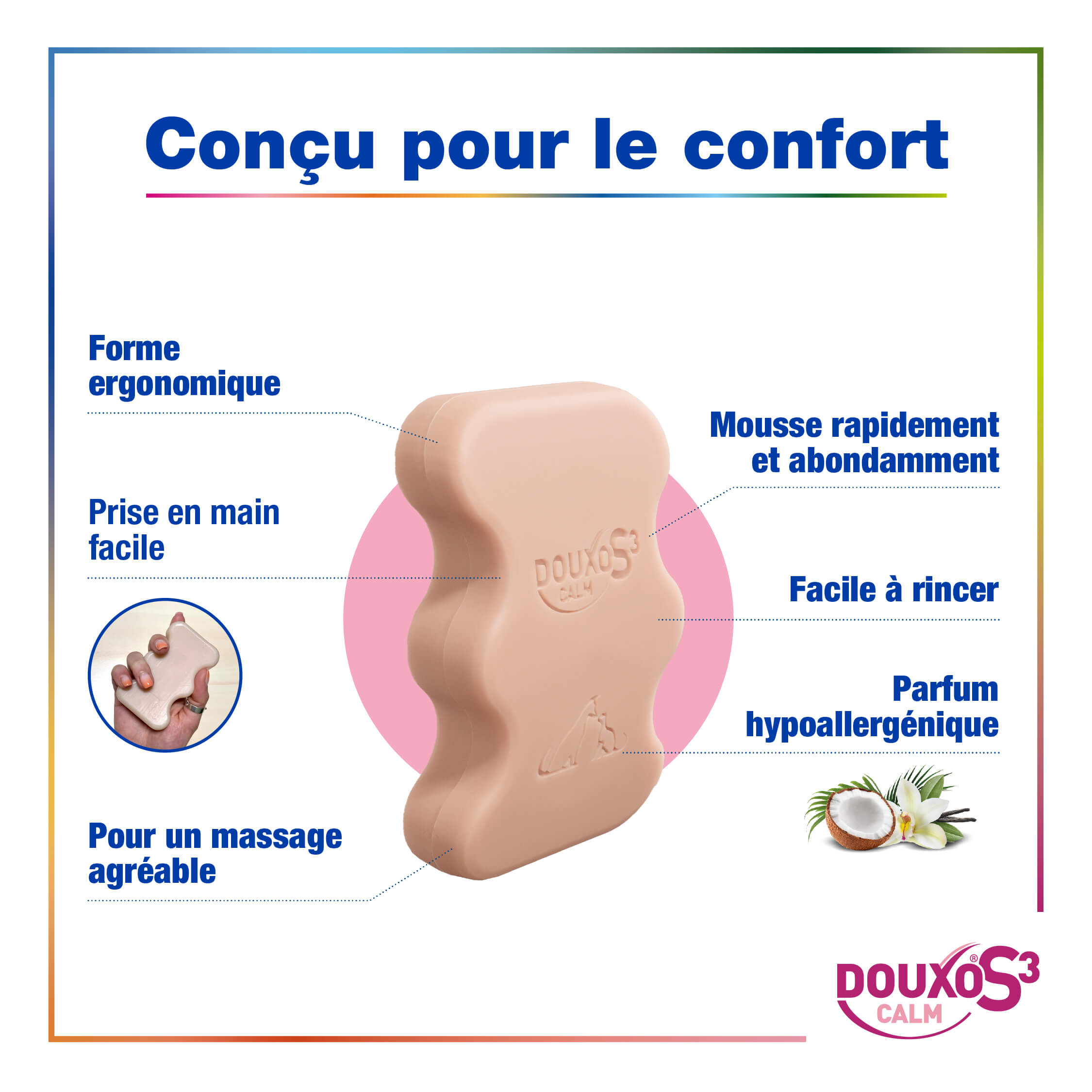 DOUXO® S3 CALM Shampoing Solide