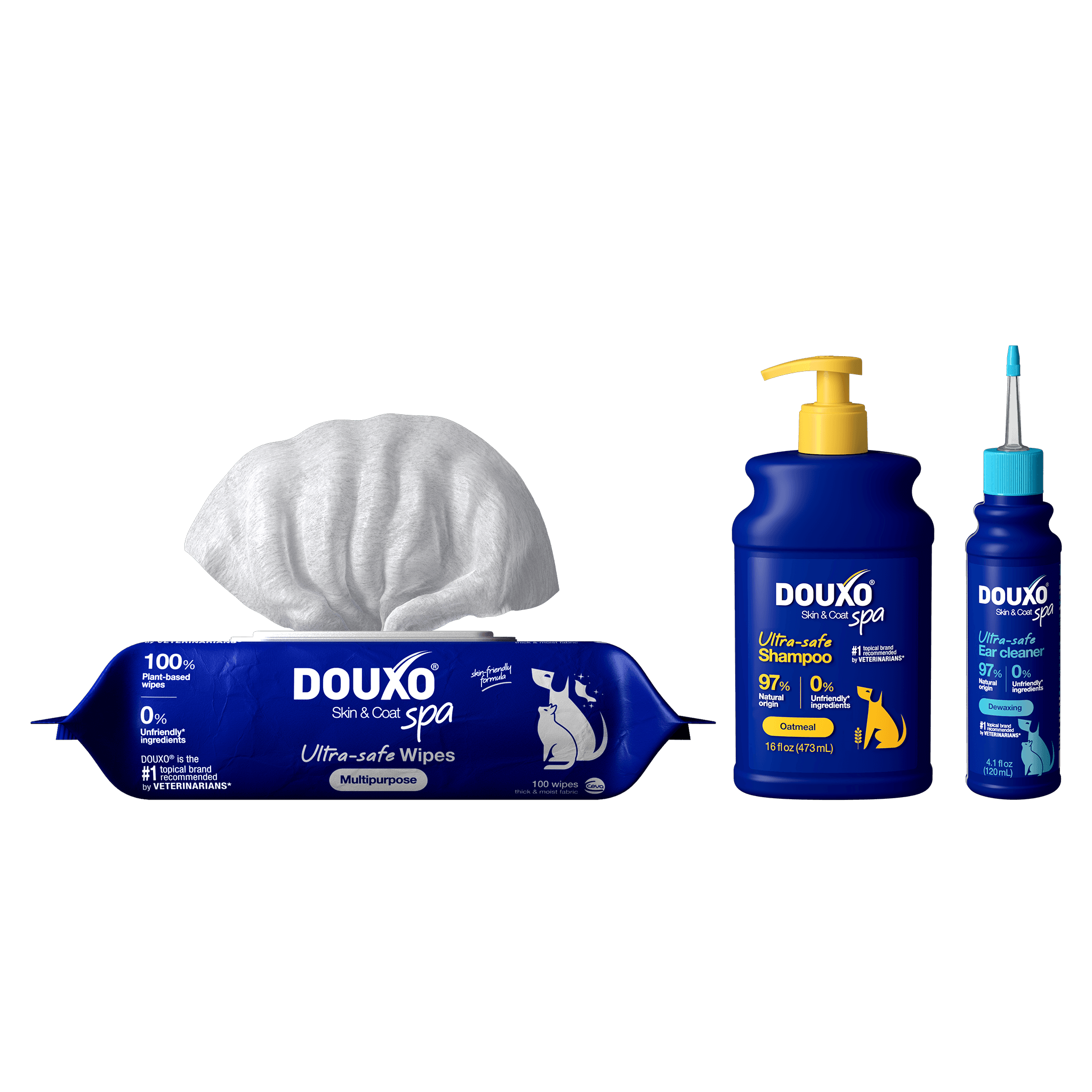 DOUXO SPA Routine Essentielle pour chien à poils courts
