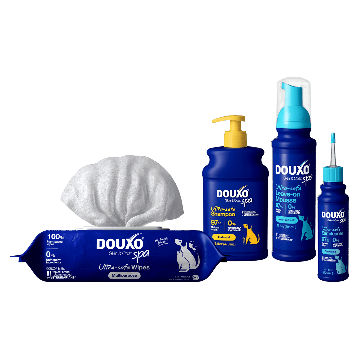DOUXO SPA Routine Complète pour chien à poils courts